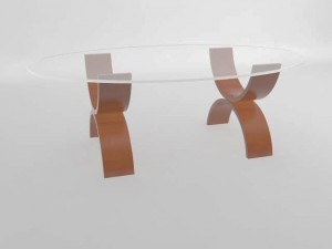 table glass 3D 모델
