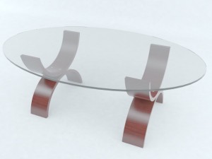 table glass 3D 모델
