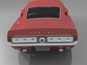 ford mustang shelby 1967 3D Model