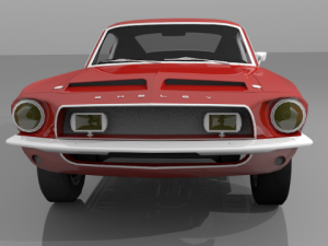 ford mustang shelby 1967 3D Model