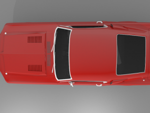 ford mustang shelby 1967 3D Model