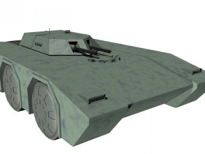 armored car Modelo 3D