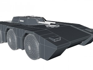 armored car 3D मॉडल