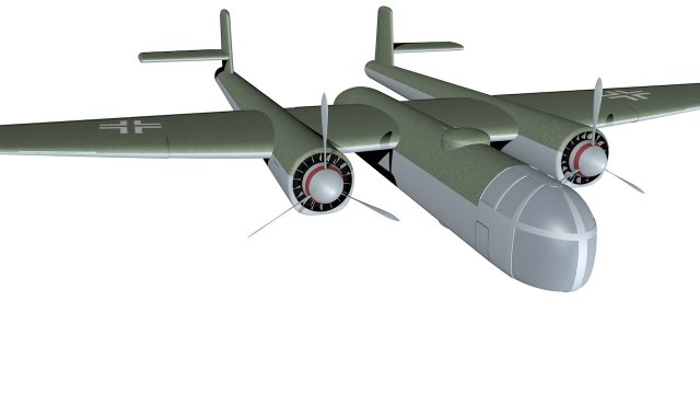 arado ar e 340 3D Модель .c4d .max .obj .3ds .fbx .stl .blend 