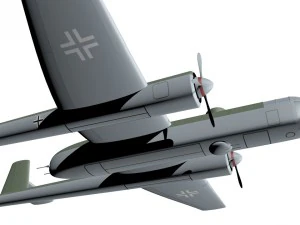 arado ar e 340 3D Model