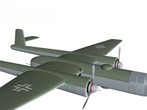 arado ar e 340 3D Model