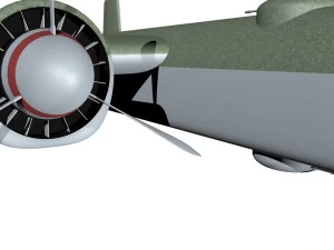 arado ar e 340 3D Model