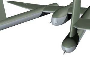 arado ar e 340 3D Model