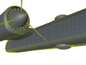 arado ar e 340 3D Model