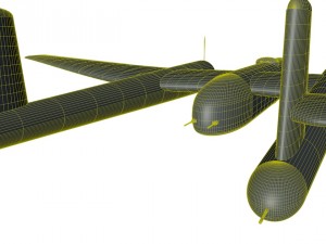arado ar e 340 3D Модель