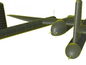 arado ar e 340 3D Model