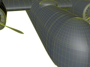 arado ar e 340 3D Model