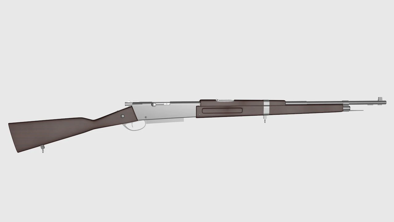 lebel rifle 3D Model .c4d .max .obj .3ds .fbx .stl .blend 