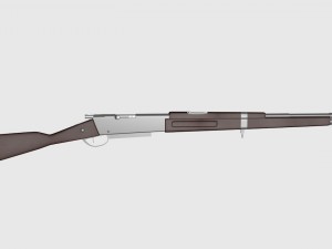 lebel rifle 3D मॉडल