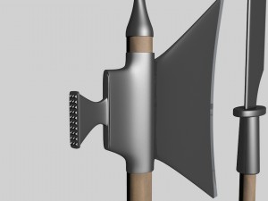 halberds and axes 3D 모델
