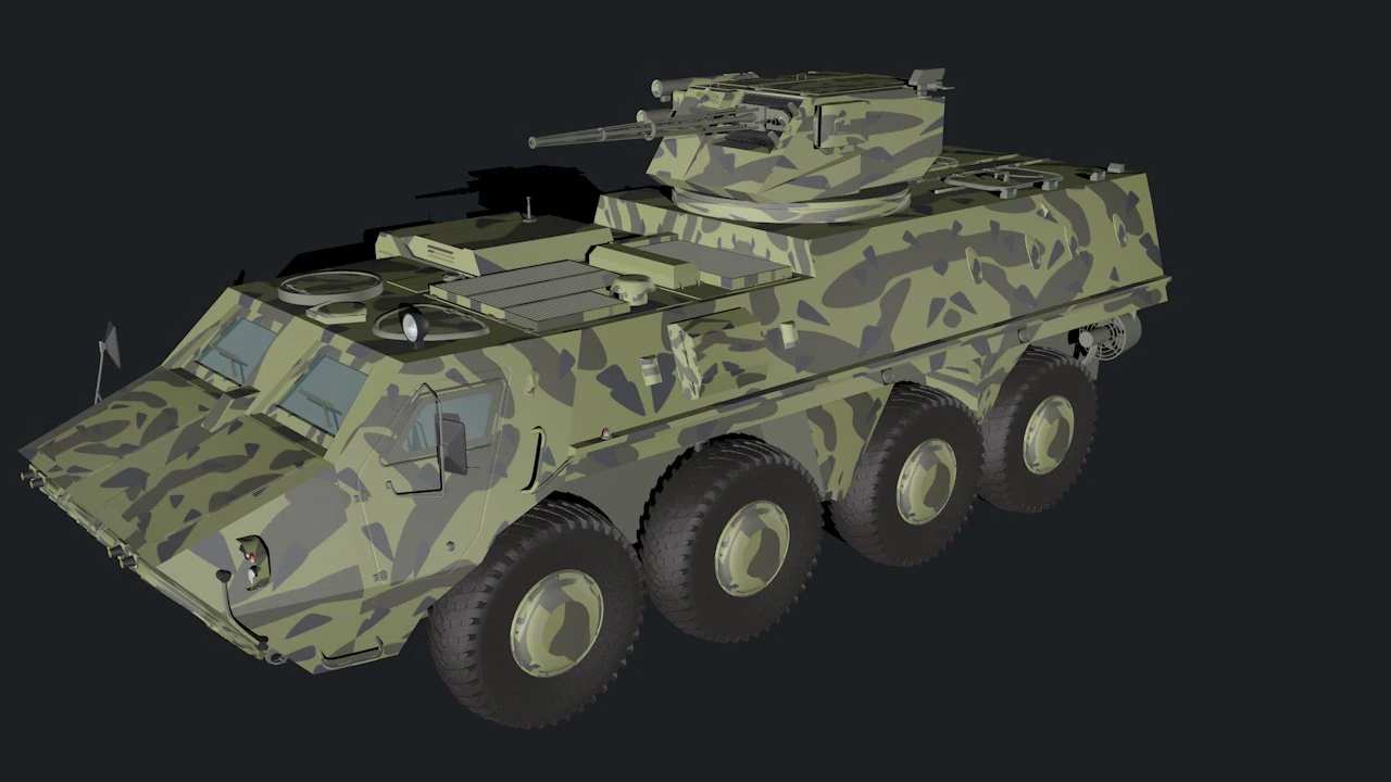 btr - 4 parus module 3D Model .c4d .max .obj .3ds .fbx .stl .blend