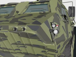 btr - 4 parus module 3D Model
