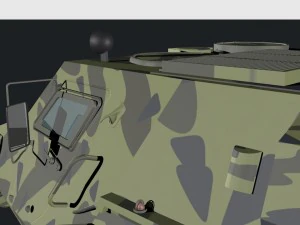 btr - 4 parus module 3D Model