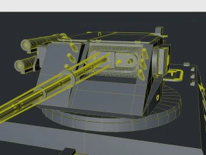 btr - 4 parus module 3D Model