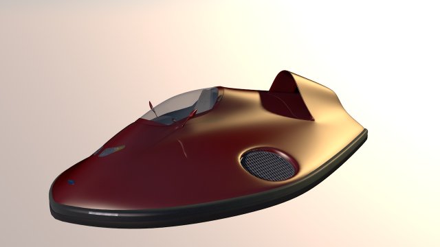 car hovercraft Modèle 3D .c4d .max .obj .3ds .fbx .stl .blend 