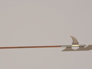 halberd 3D 모델