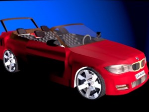 bmw 1 series cabriolet Modello 3D