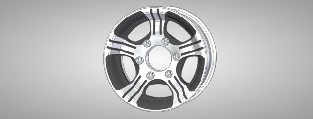 wheel for cars 3D Model .c4d .max .obj .3ds .fbx .stl .blend 