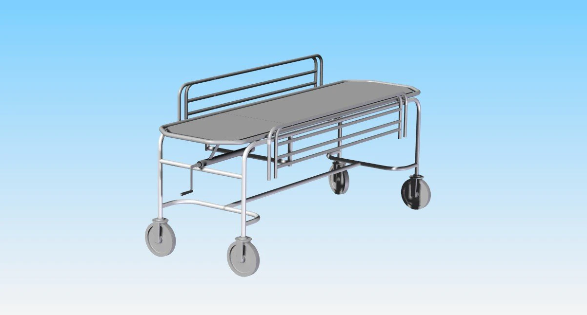 medical bed 3D Model .c4d .max .obj .3ds .fbx .stl .blend 