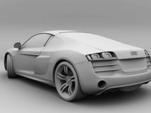 audi r8 Modèle 3D