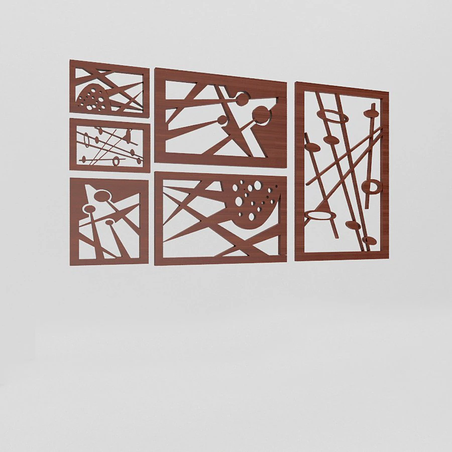 wall decor 3D Model .c4d .max .obj .3ds .fbx .stl .blend 