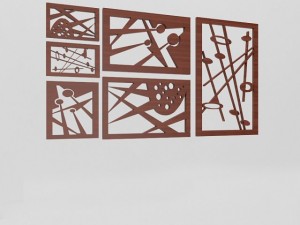 wall decor Modelo 3D
