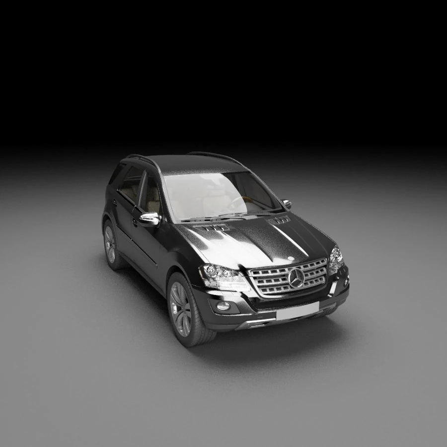 car benz 3D Model .c4d .max .obj .3ds .fbx .stl .blend 