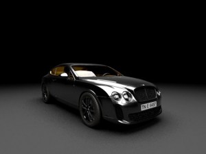 bentley sporty car Modelo 3D