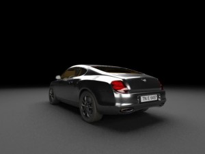 bentley sporty car Modelo 3D