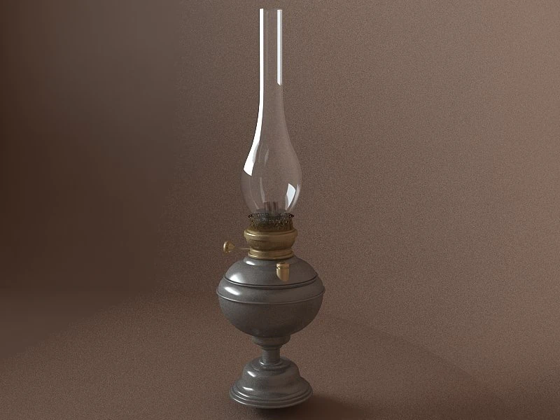 kerosin lamp 3D Model .c4d .max .obj .3ds .fbx .stl .blend 