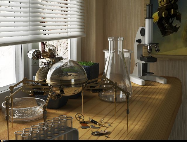spyder 3Dモデル .c4d .max .obj .3ds .fbx .stl .blend 