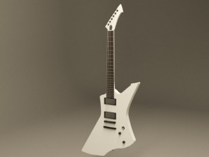 guitar esp snakebyte 3D-Modell