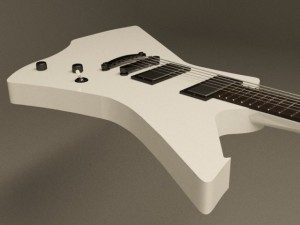 guitar esp snakebyte 3D 모델
