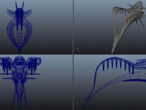 space ship Model 3D