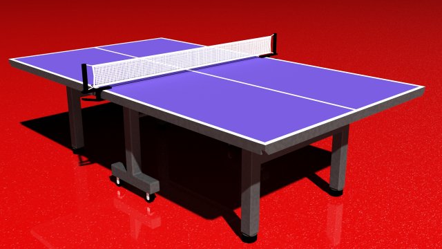 tennis table Model 3D .c4d .max .obj .3ds .fbx .stl .blend 