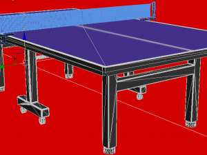 tennis table Model 3D