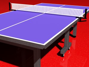 tennis table Model 3D