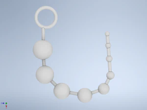 Analstabdildo 3D Modell