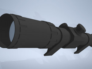 Sniper scope Modelo 3D