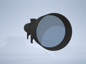 Sniper scope Modelo 3D