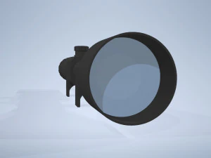 Lunette de vis&eacute;e pour tireur d'&eacute;lite Modèle 3D
