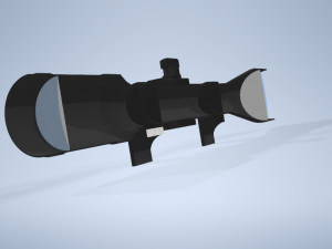 Sniper scope Modelo 3D