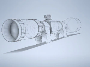 Lunette de vis&eacute;e pour tireur d'&eacute;lite Modèle 3D