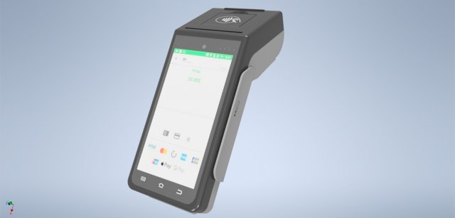 Pos terminal Model 3D .c4d .max .obj .3ds .fbx .stl .blend 