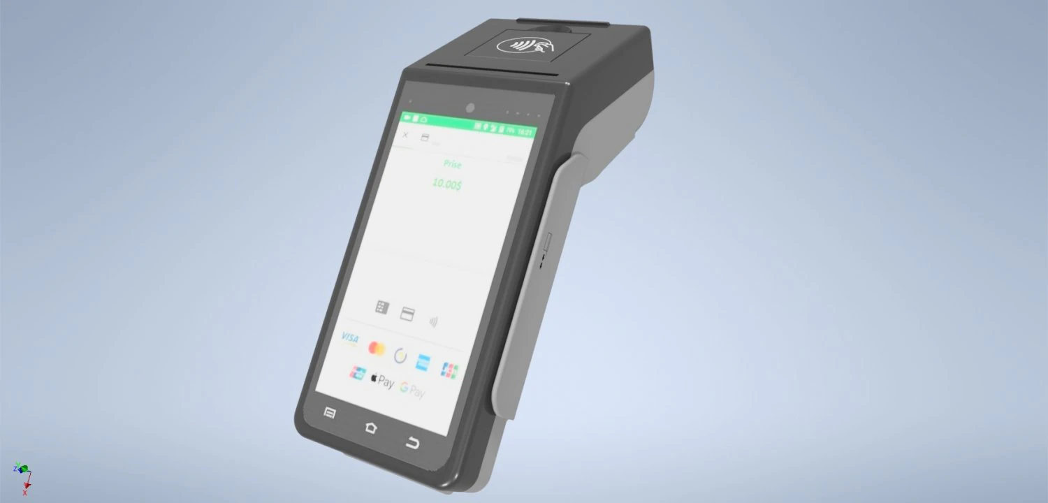 Pos terminal 3D Model .c4d .max .obj .3ds .fbx .stl .blend 